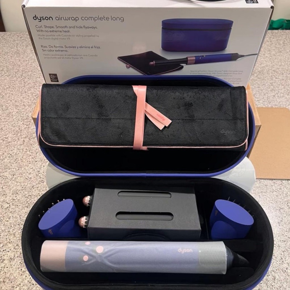 Dyson Airwrap Complete Long in Vinca Blue / Rose (Special Edition) NEW SEALED - Picture 2 of 9